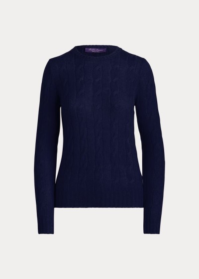 Suéter Ralph Lauren Cable-Knit Cashmere Mulher 83129-NHWA